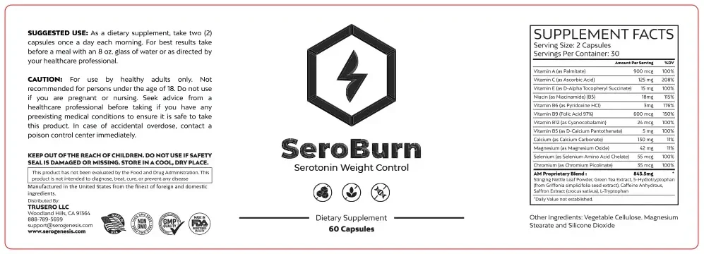 SeroBurn dosage and usage instructions