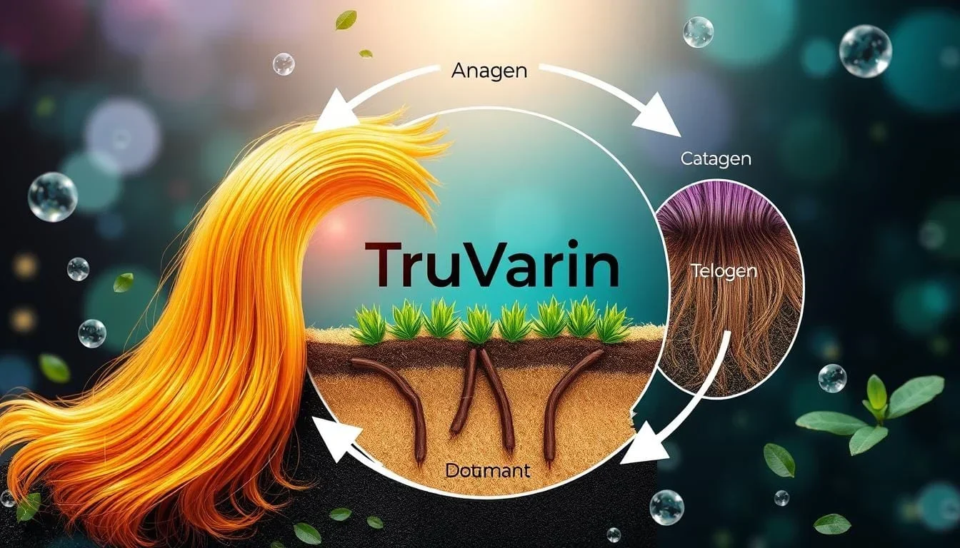 Hair growth cycle phases