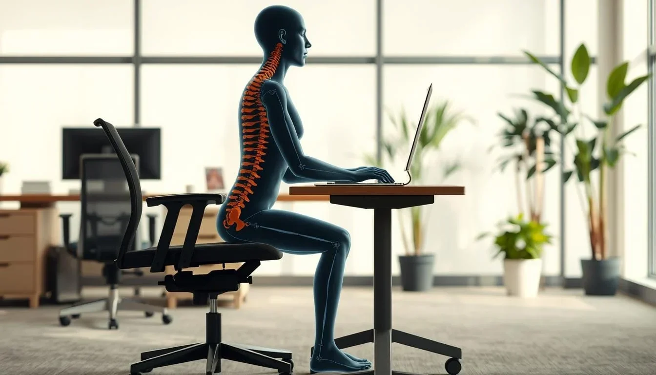 Correct posture for joint health
