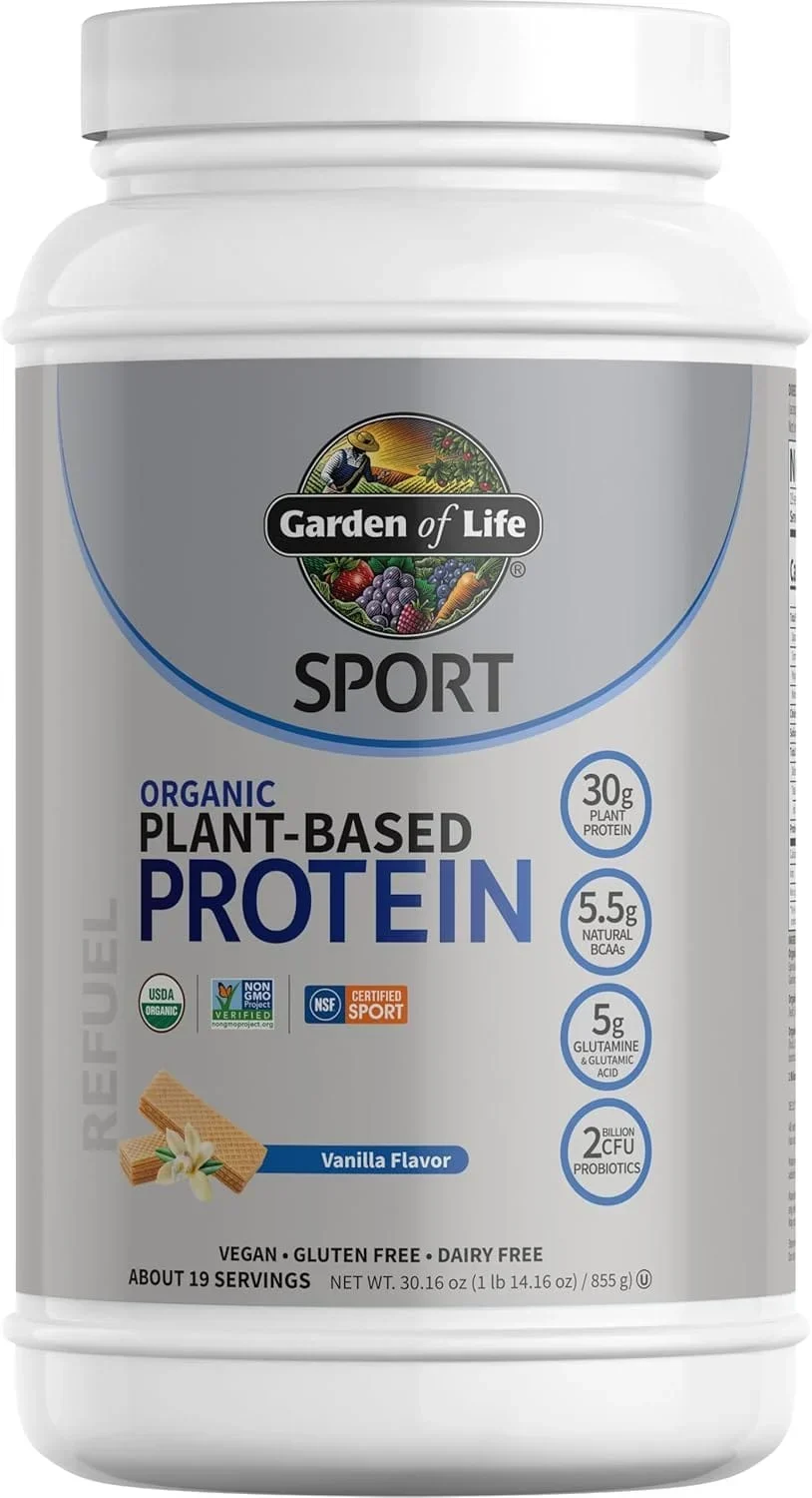Organic Vegan Protein Powder, Vanilla